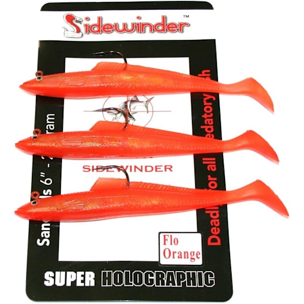 NYA Sandeel Fiskebeten - 15 cm