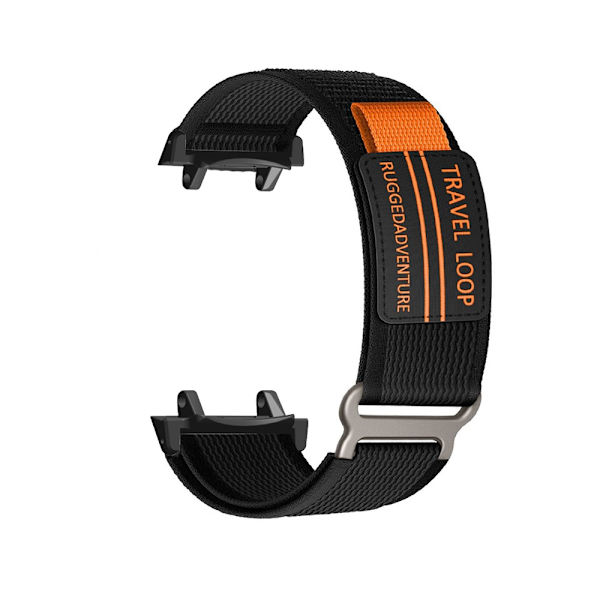 Nylon Strap Black Compatible with Huami Amazfit T-Rex 3 - Comfortable and Adjustable Replacement Strap