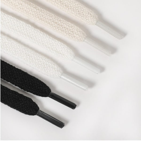 3 Par 160cm Fine Weave Flade Sko Snørebånd Sko Snøre til Løbe Atletiske Sneakers - Flade Sko Snørebånd til Sneakers Snørebånd til Sneakers
