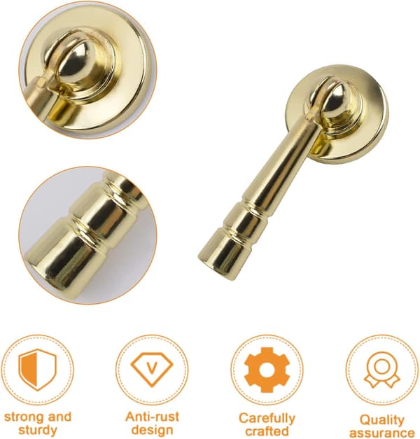 Package Brushed Gold Kitchen Drawer Knobs Teardrop Gold Bamboo Pull Handles with Mounting Screws for Cabinets