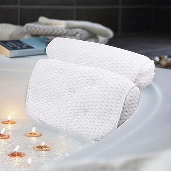 4D badekarspute universell dusjpute 37x32cm med 7 kraftige