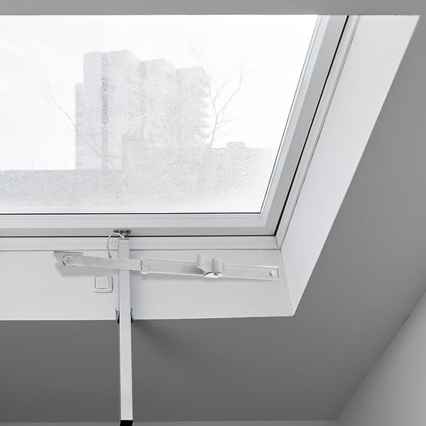 Justerbar Teleskopisk Vindusholder i Aluminiumslegering Vindtett Design