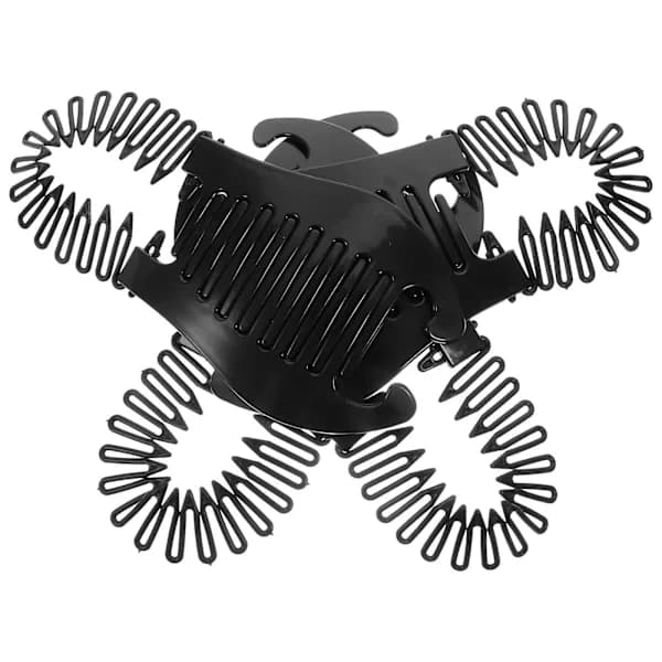 4 Pieces Interlocking Banana Comb Hair Clip Braid Tool Bendable Hair Combs for Women