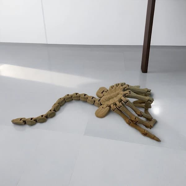 Facehugger Model Fuldt Artikuleret Filmrekvisit Samlerobjekt Sci-Fi Horrorindretning