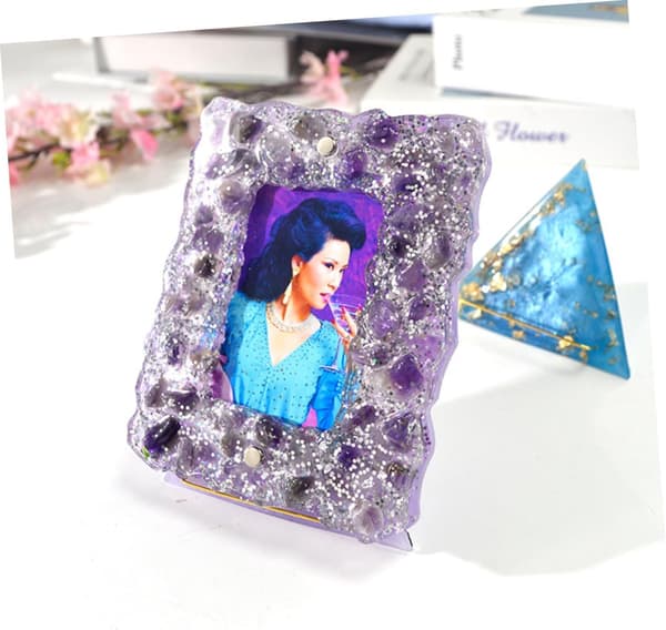 DIY Silicone Photo Frame Mold for Epoxy Resin, Square Picture Frame Casting Mold