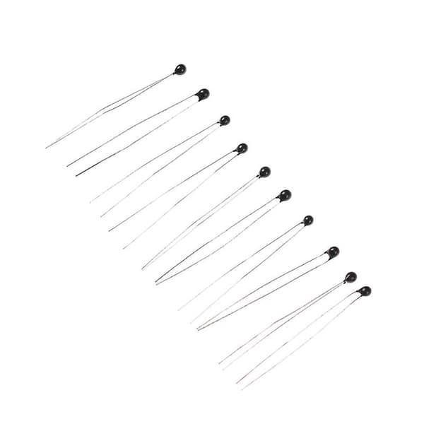 10pcs Thermistor Temperature Sensor Ntc-mf52-103/3435 10k Ohm 1%