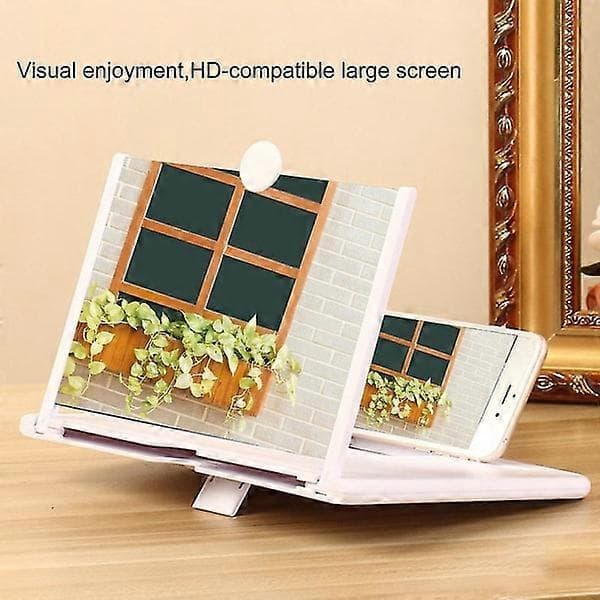Screen Magnifier High Clear Wide Compatible Acrylic 10 Inch Easy Use Video Amplifier Holder for TV Watching