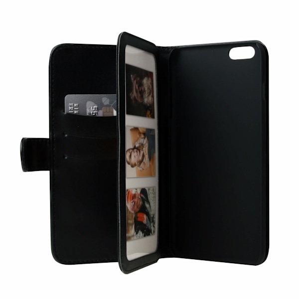 Mobile Case 7 Card Slots Black - iPhone 6 Plus Svart
