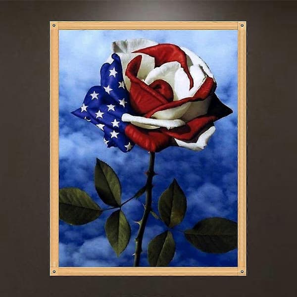 Rose 5d Diamant DIY Maleri Håndværk Broderi Til Korssting Kit Hjem De