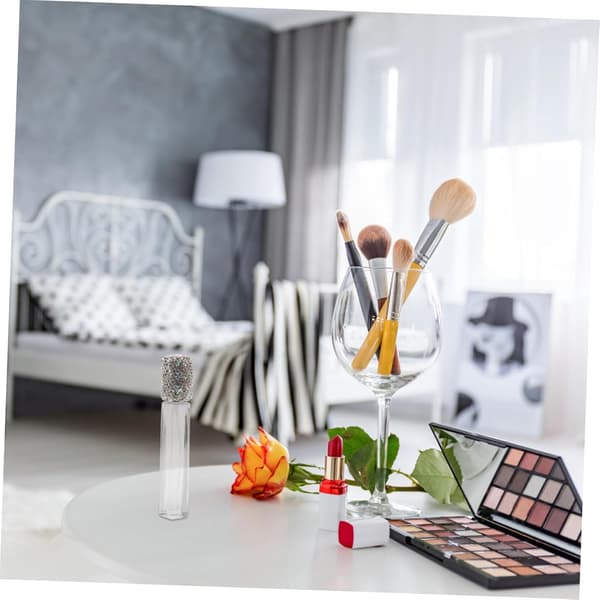 Diamantdekoreret Mini Parfume Atomizer Flaske 10ml Genopfyldelig Spray Bærbar Rejse Duftbeholder