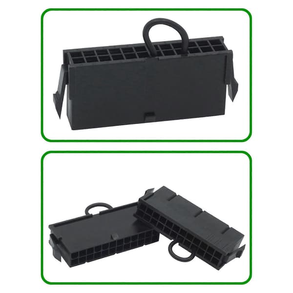 1 pc 24-pin ATX Power Adapter Jumper PSU Standalone Restart Activation Connector for BTC Miner Machine