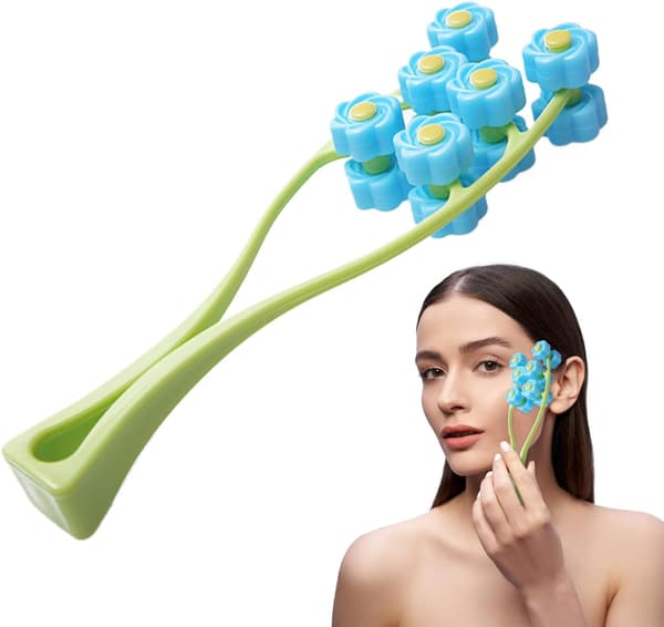 Facial Massager Roller, Y-shaped Relaxation Tool - Manual Relaxation Device (DB)