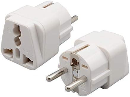 5 stk. Universaladapterkonverter til at forbinde alle enheder til fransk stik