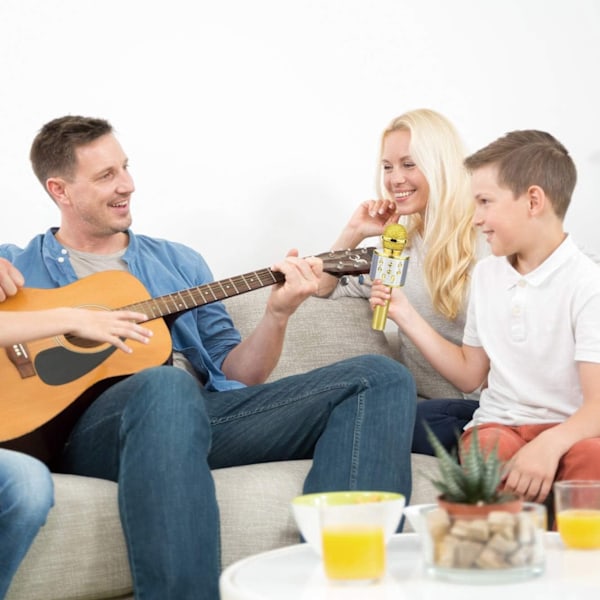 Bluetooth-mikrofon för barn, trådlös karaoke-mikrofon Bluetooth för födelsedagspresenter till flickor och pojkar 4-12 år