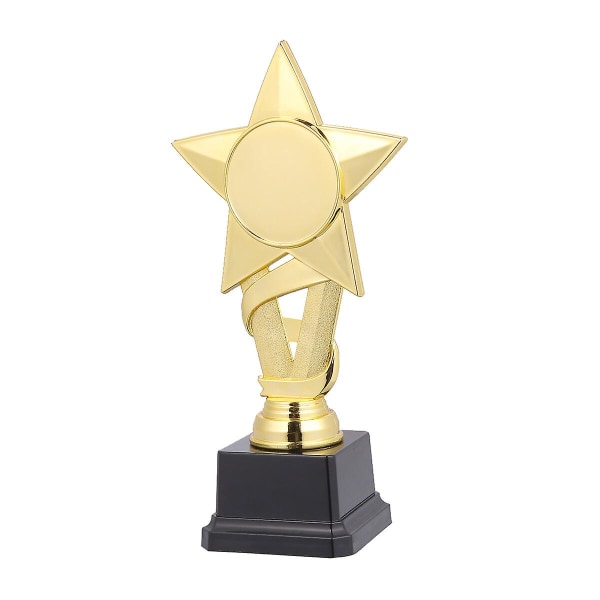 20cm tävlingar Plast Trophy Kids Ribbon Star Reward Trophy Creative Activity Award Cup20cm 20cm