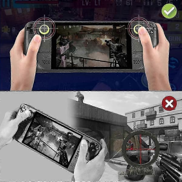 Sigtehjælperinge til PS4-/Switch- Pro Controller Præcisions Sigteringe 12 stk.
