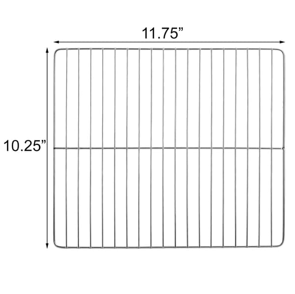 Sæt med 4 grillriste i trådnet, 30 x 26 cm grillriste i rustfrit stål, erstatningsriste til rygning, stegning og køling