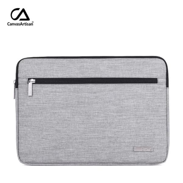 Laptop bag computer case / laptop case light gray 15 inch
