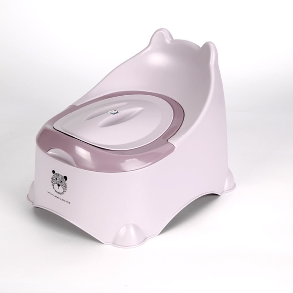 Barnepotter - Babypotte 2 år - Toalett for jenter og gutter - Kompakt og bærbart toalett - Ergonomisk toalett med lokk og avtakbart brett