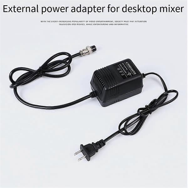 Power Adapter F4 15V Mixing Console Mixer Power Supply AC Adapter 3-Pin Connector EU PLUG