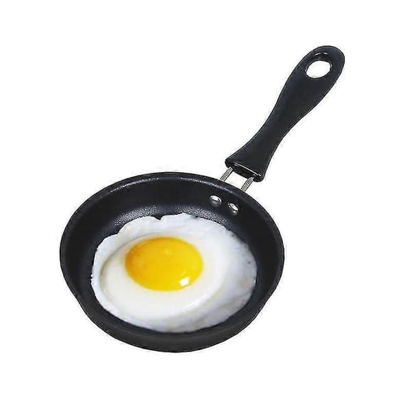 12 cm Liten Nonstick Stekepanne For Husholdnings Stekte Egg Pannekaker Rund Mini Kasserolle