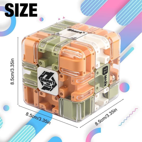Large 3D Labyrinth Puzzle, an Engaging Brain Teaser, a Challenging Brain Teaser, and a Tool for Developing Logical Thinking. [Ho]
