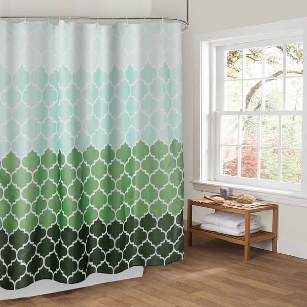 Moroccan Grey Duschdraperi Badrumstillbehör 180 x 180 cm