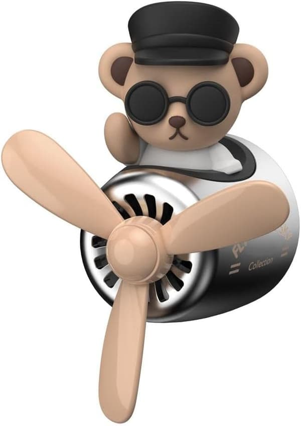 Bilduftfrisker Tegneserie Bamse Pilot Duftdiffusor Søde Ventilationsclips Tilbehør -