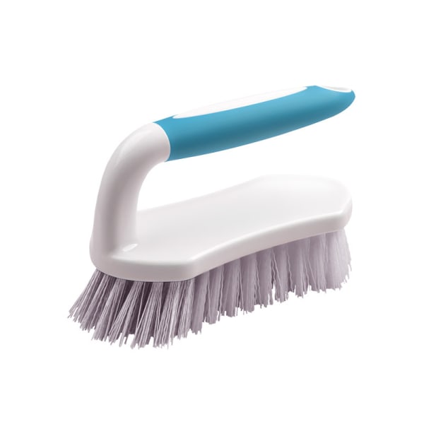 Kraftige skurebørster til rengøring med stive børster Rengøringsbørste til brusebad, badeværelse, tæpper, køkken og badekarskrubbe New Blue 1pcs