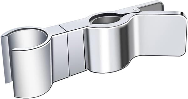 (Sølv) Hånddusjholder, Dusjhodeholder, Utskiftbar Håndholdt Dusjholder, Dusjholder, 20-25MM Diameter Justerbar