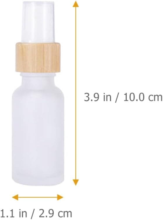 5 stk 20 ml parfymeflasker i tre, små påfyllbare reisebeholdere for menn og kvinner