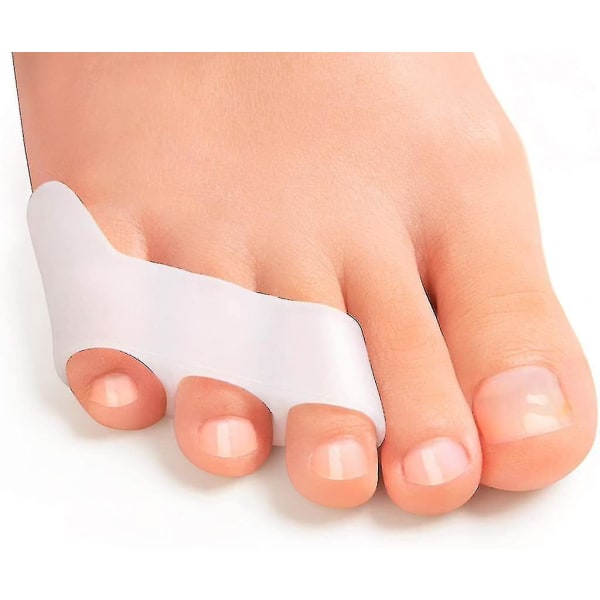 8pcs Silicone Hallux Valgus Partitioner Toe Care Toe Protector