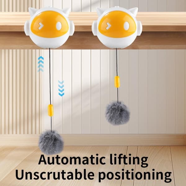 Automatic Cat Toy - with Lifting Function. This toy allows kittens to play independently and create their own little world.