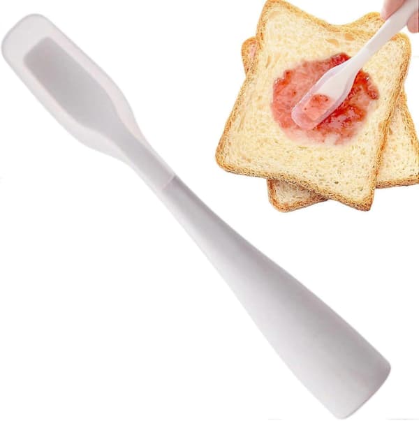 Small Silicone Spatula | Small Spatula with Nylon Support | Soft Food-Safe Silicone Spatula for Butter, Baking