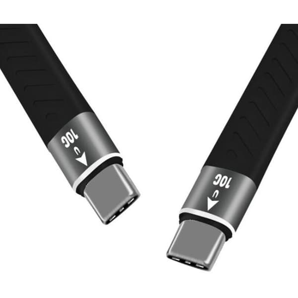 PD 60W USB3.1 -kaapeli 10 Gbps tyyppi C - C USB C Pro-latauskaapeliin, 15 cm