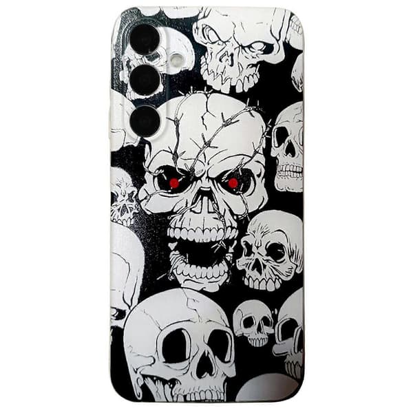 For Samsung Galaxy A26 5G Case Pattern Printing Mobile Phone TPU Back Cover - Skull (Skull)[ht]