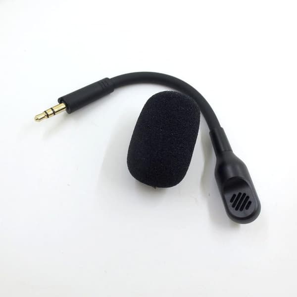 Microphone Replacement Detachable 3.5mm Gaming Microphone with Noise Cancellation and Foam for Razer Barracuda X Wireless Gaming Headset (Black)