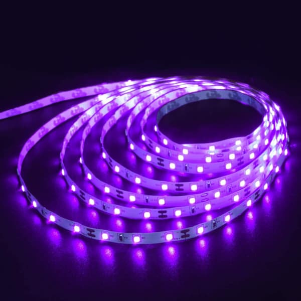 3-pack UV LED Lila Svart Ljusremsa, 4,5W 2M USB 5V Drivs