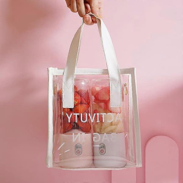 Bærbar Blender USB Oppladbar Mini Smoothie Maker for Reise og Enkel Rengjøring
