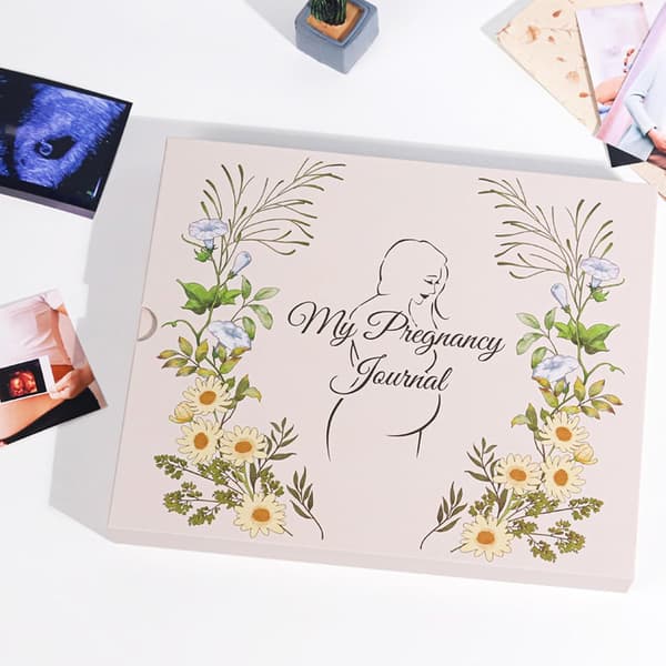 Gæstebog til Baby Shower - Graviditetsdagbøger til Moderskab