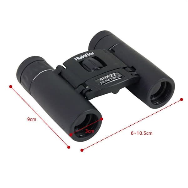 40x22 HD High-Performance Binoculars 2000m Long Range Foldable Mini Telescope Bak4 FMC Optical System for Hunting Sports