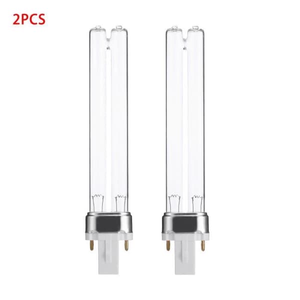 UV-lamper - G23 - 9W - 2 STK - Til akvarium og sterilisering