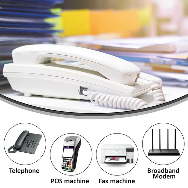 RJ11-stik, 25-pak, til telefon