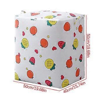 Household Clothes Storage Bag, Sorting Bag, Large Capacity Moving Packing Bag White White