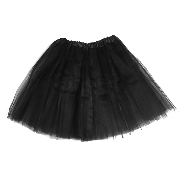 6 st Vintage Klänningar Kvinnor Fiskgarn 80-tal Fancy Dress Dam 80-tal Halsband Neon?party?kostym Kvinnor Ac Black 73*44cm