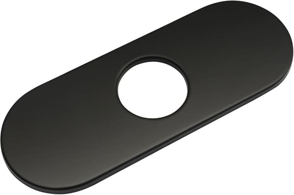 6 tommer armatur dækplade sort sort 6 tommer Matte Black