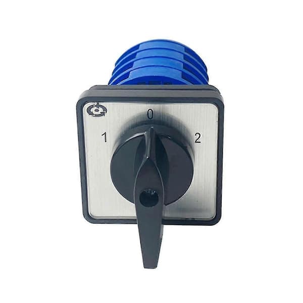 Rotary Switch On-Off-On 3 Positions 4 Phases 20A 500V Dual Speed Motor Switch Small Flat Changeover Cam Switch LW8-20 jy [DB]