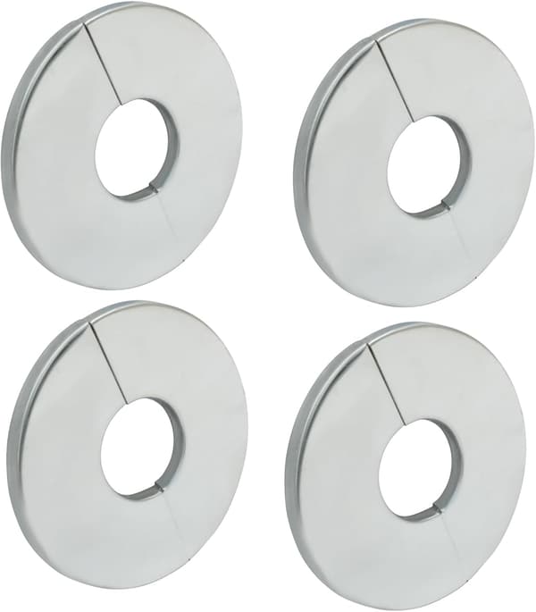 4 st väggdelad fläns 4 st 22 mm