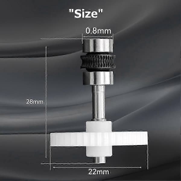 2pcs Extruder Wheel Compatible with Bambu Lab AMS 5-Way Extruder Wheel Active 3D Spare Parts Compatible with Bambu AMS