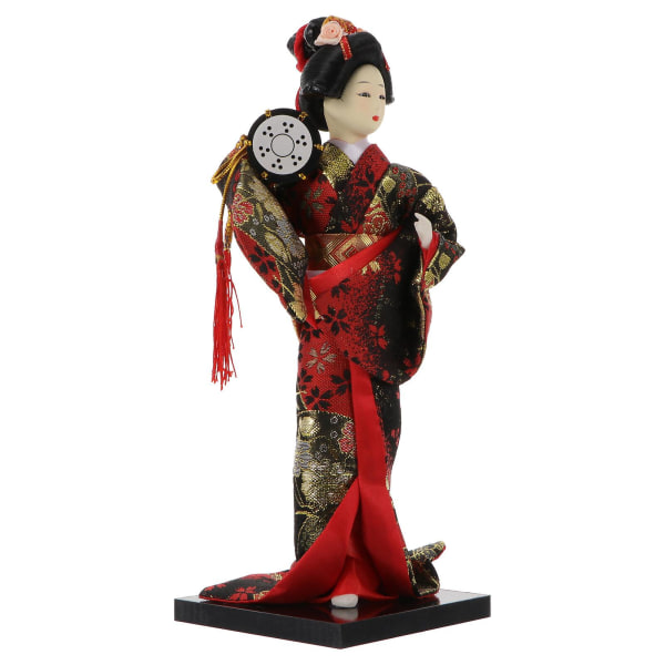 1 st japansk stil geisha docka kimono docka dekoration bordsdekoration blandad färg 127 x 9,5 cm Assorted Color 1 27X9.5CM